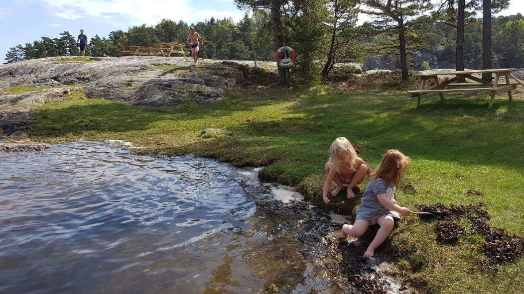 Perfekt badested for småbarn (men også for store) Galleribilde