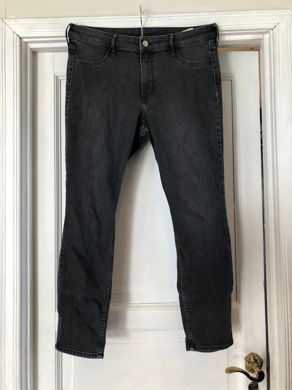Grå denim bukser str L, frakt 75kr | FINN.no Bukser str 861,5 år | FINN.no
