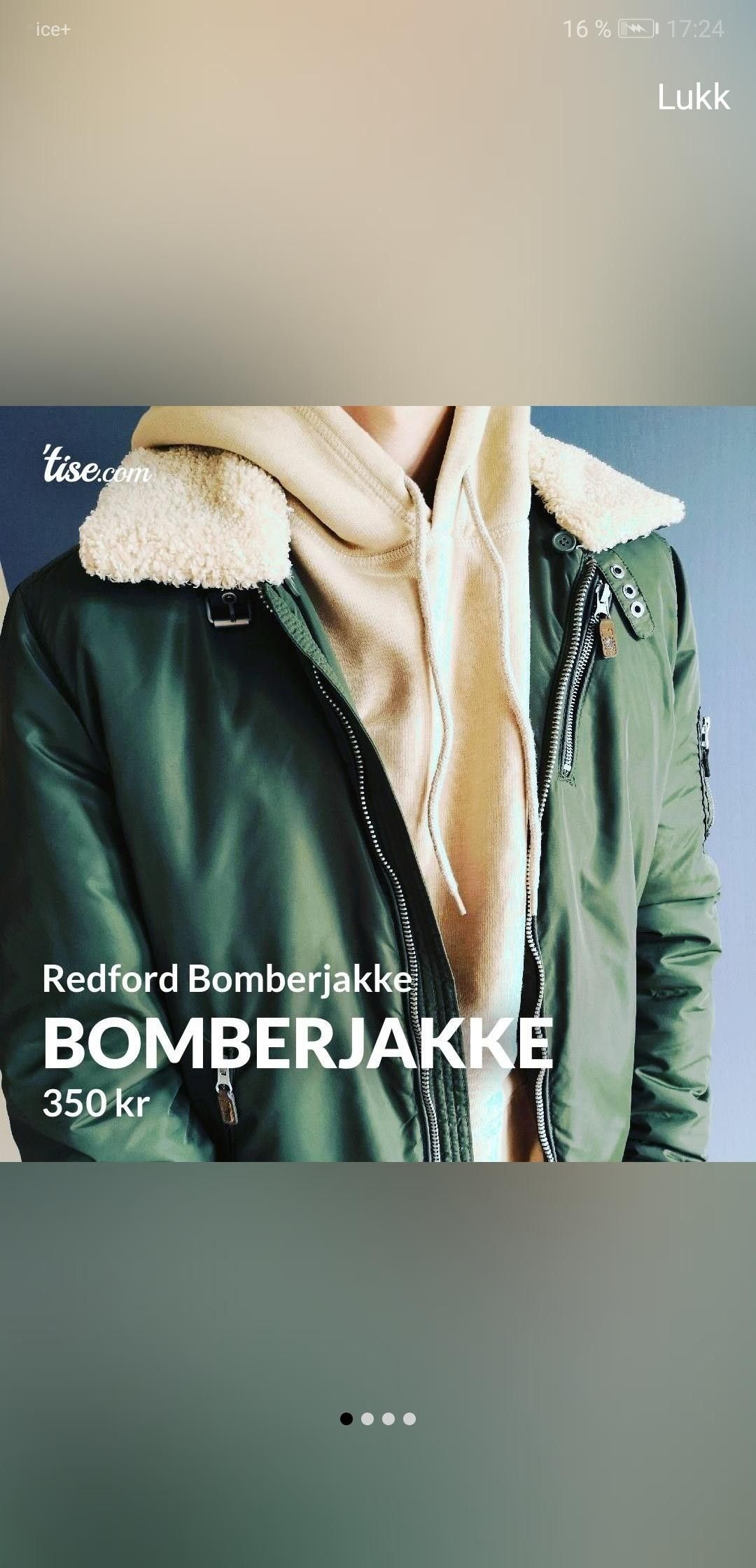 Bomberjakke fra Redford | FINN.no Redford Dunjakke | FINN.no