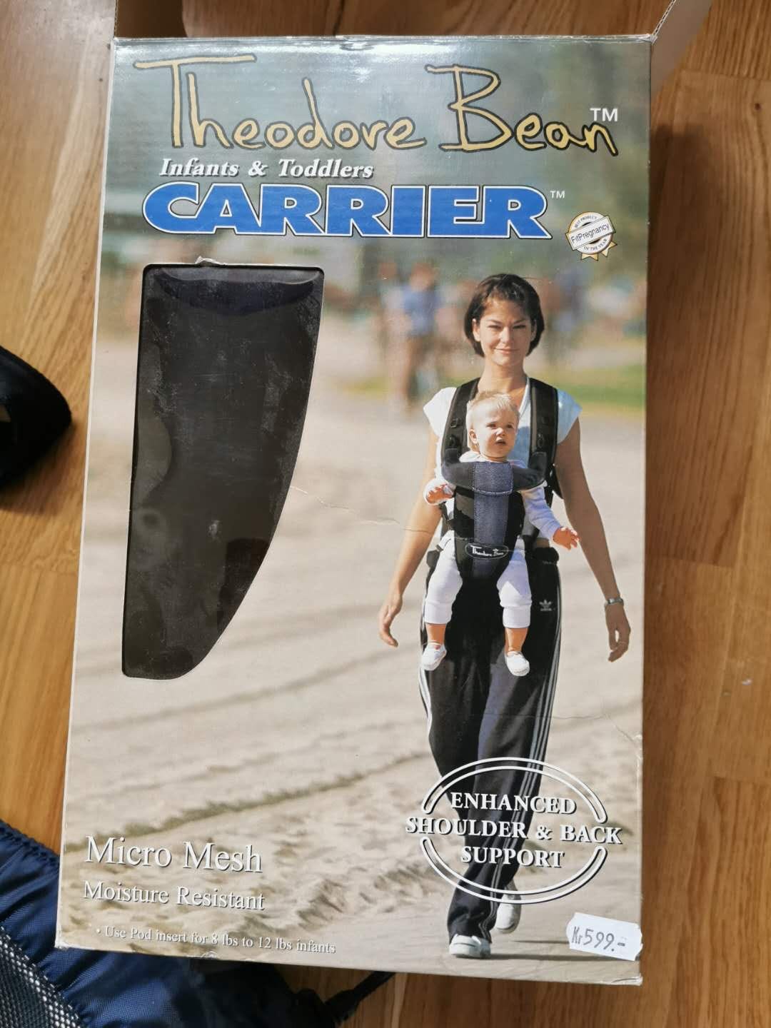 theodore bean baby carrier