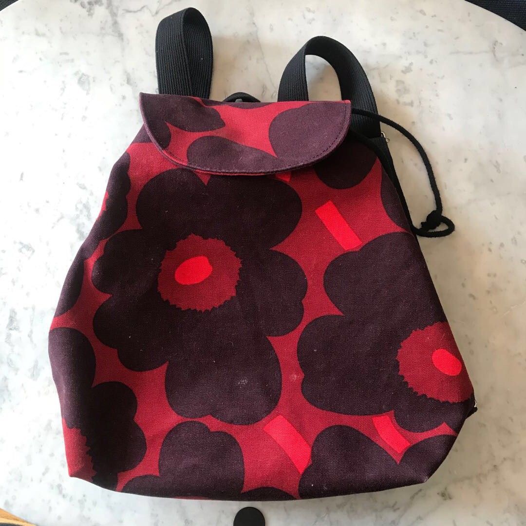 9.510 new marimekko backpack , classic red unikko | FINN.no Marimekko vesker | FINN.no