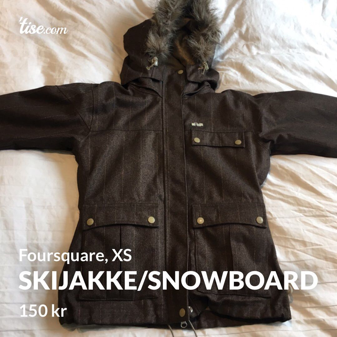 Skijakkesnowboardjakke | FINN.no Foursquare snowboard jakke | FINN.no