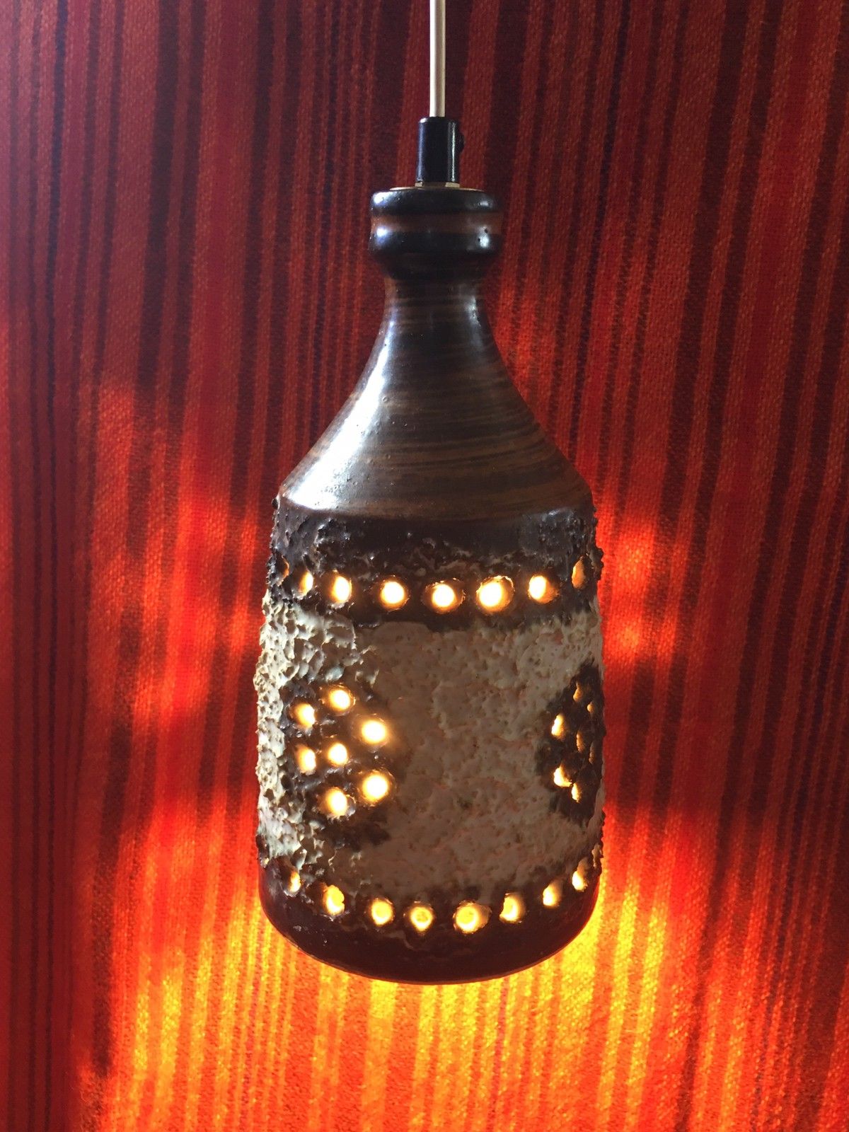 Retro keramikk taklampe pendel | FINN.no Retro keramik lampe. | FINN.no