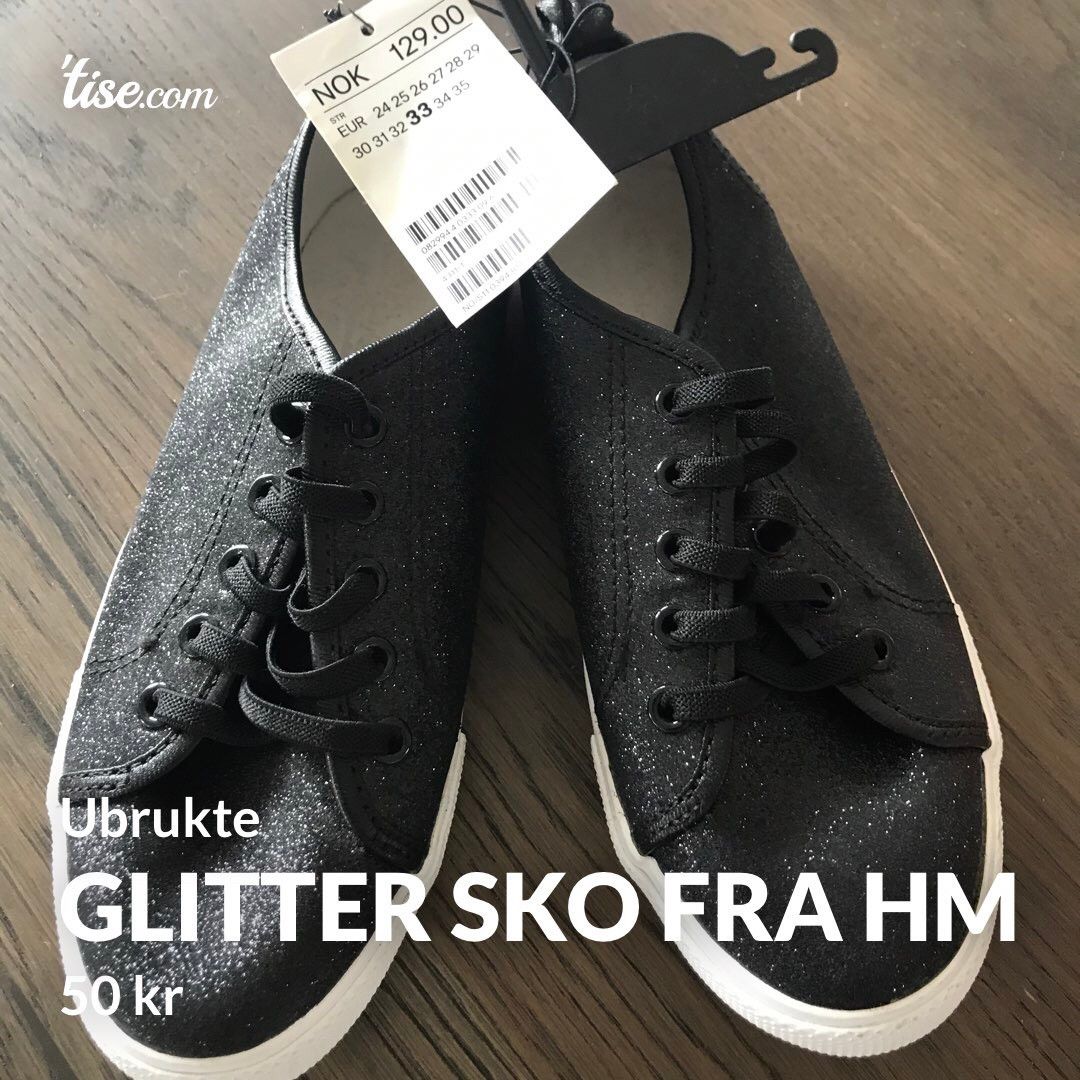 Ubrukte H&M glitter sko str.33 | FINN.no Sko, H&M, str. 27 | FINN.no