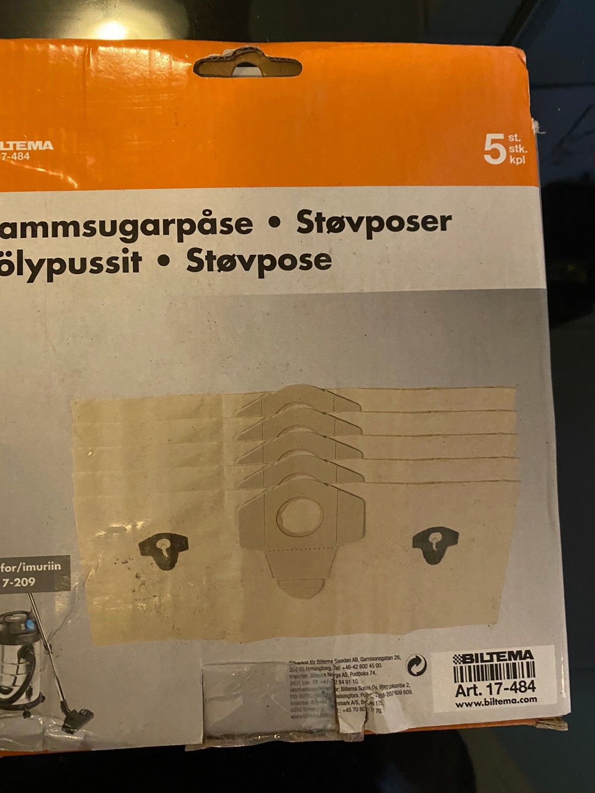 Poser til Biltema støvsuger | FINN.no Poser til støvsuger | FINN.no
