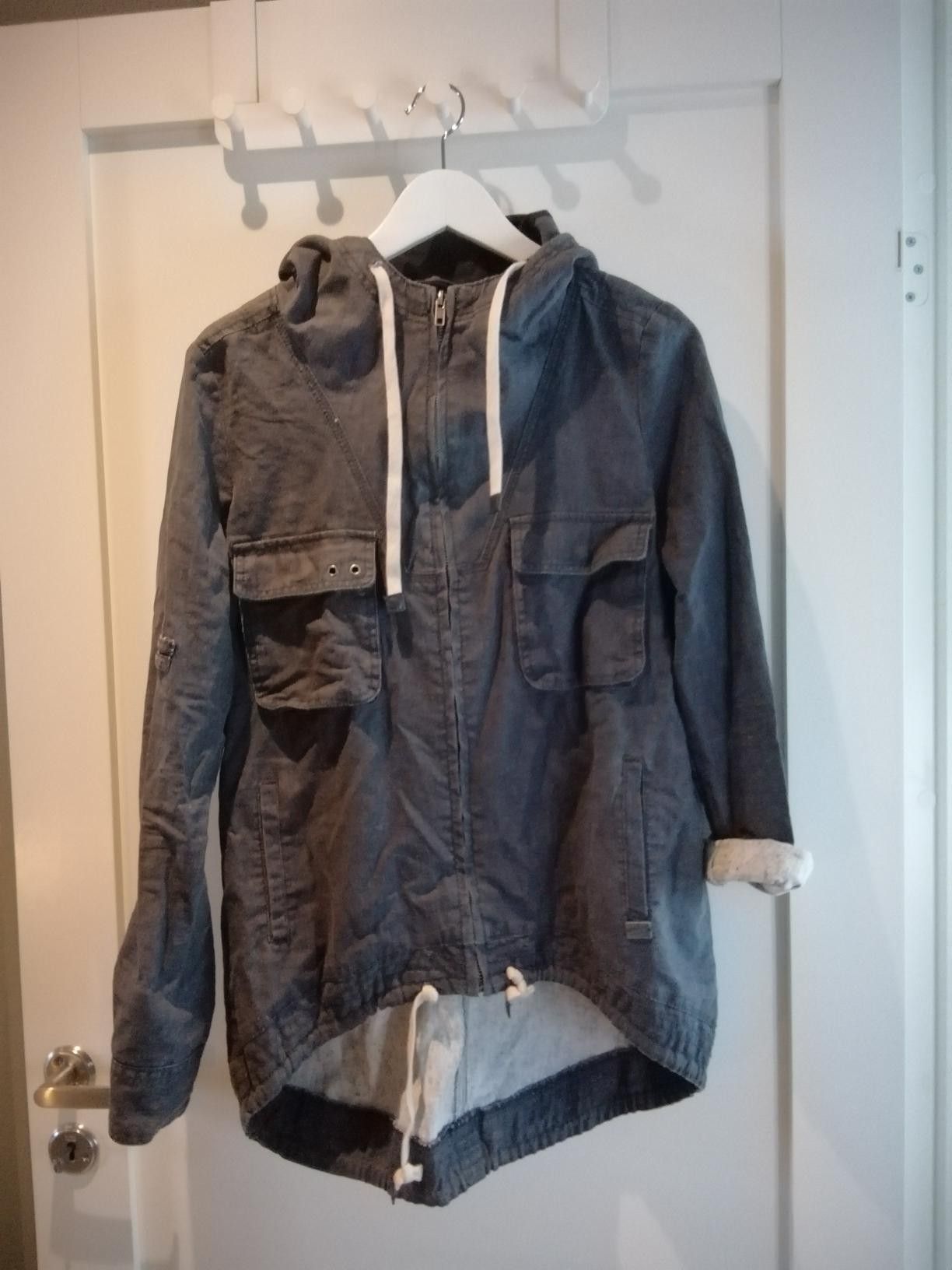 Jakke fra VILA | FINN.no Skinnjakke dame, grå, London fashion label gharani strok, XL