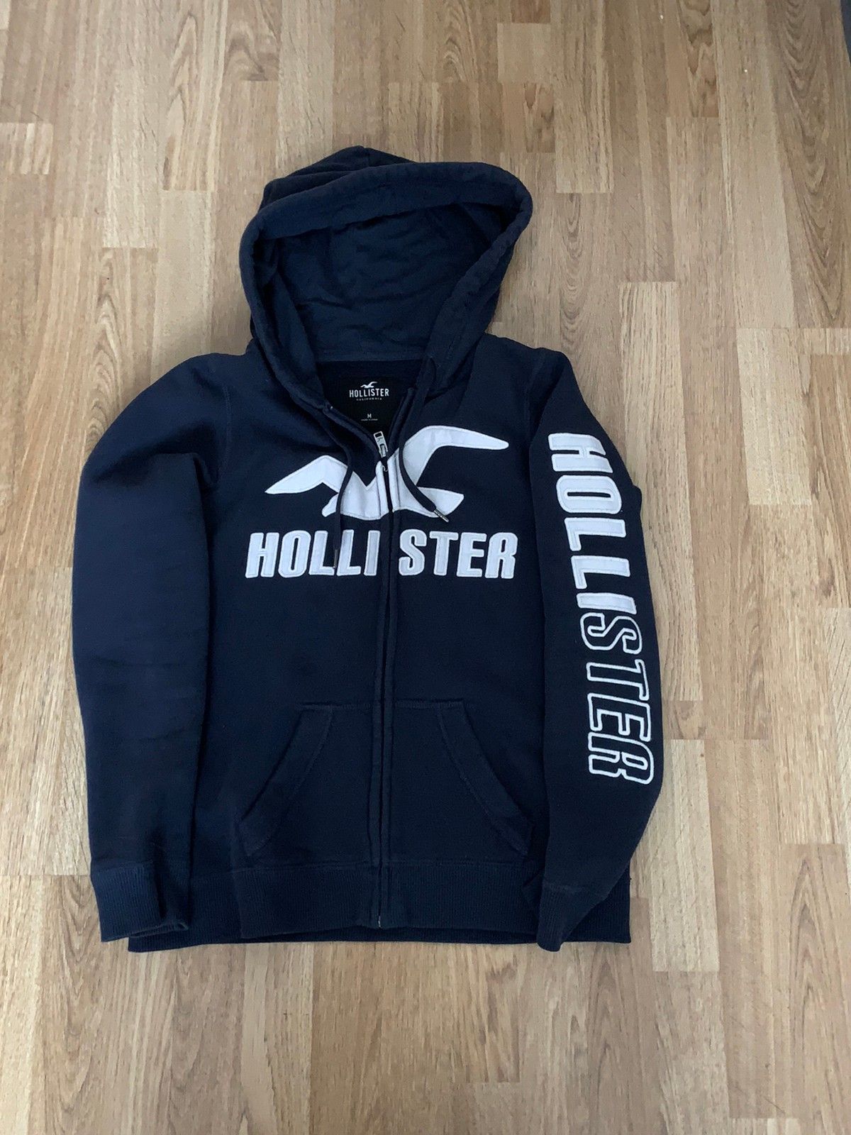 NavyBlå Hollister hettejakke i str M | FINN.no Hollister jakke | FINN.no