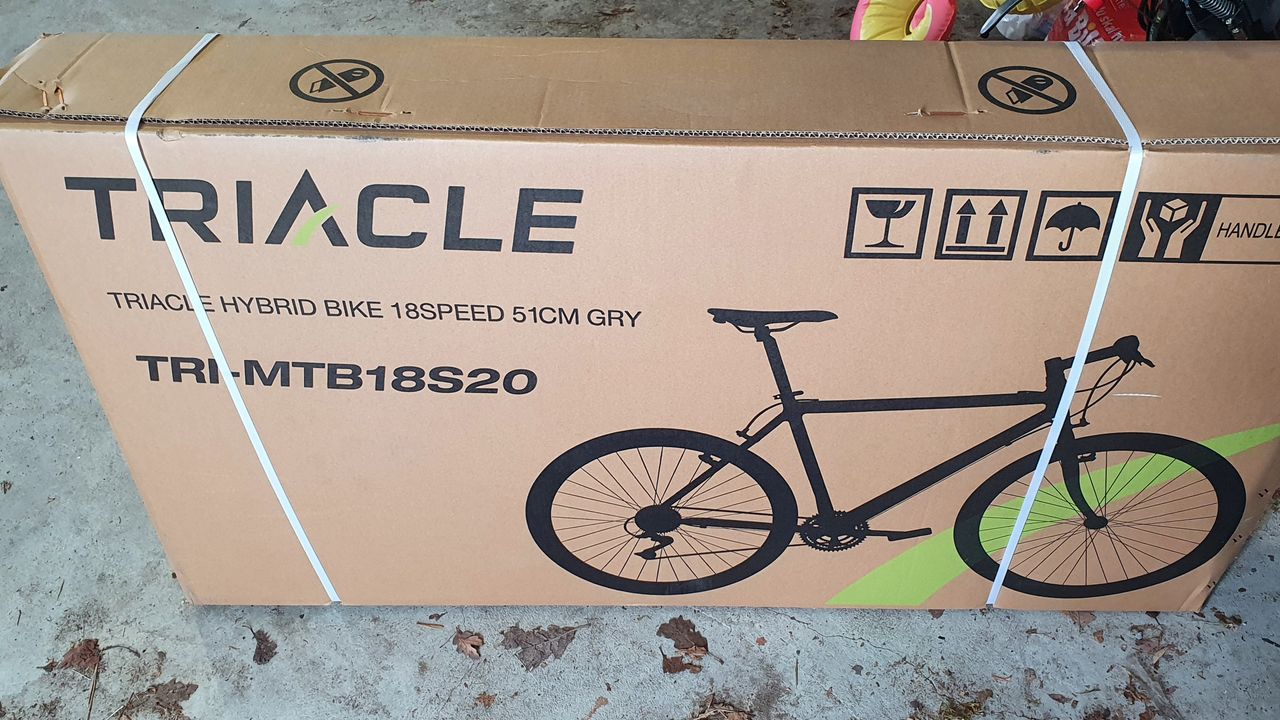 triacle 18 speed hybrid bike 51 cm