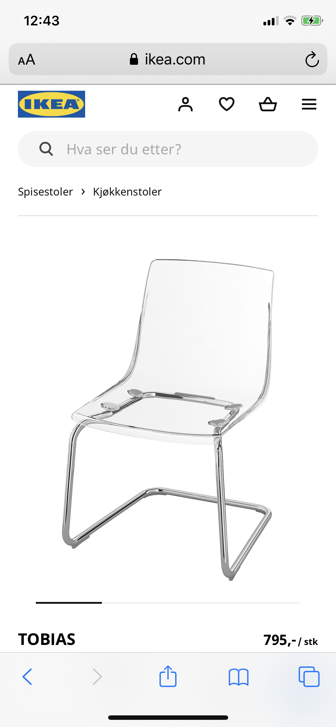 Tobias stoler fra IKEA 2stk | FINN.no Noen som har Tobias spisestuestoler fra IKEA