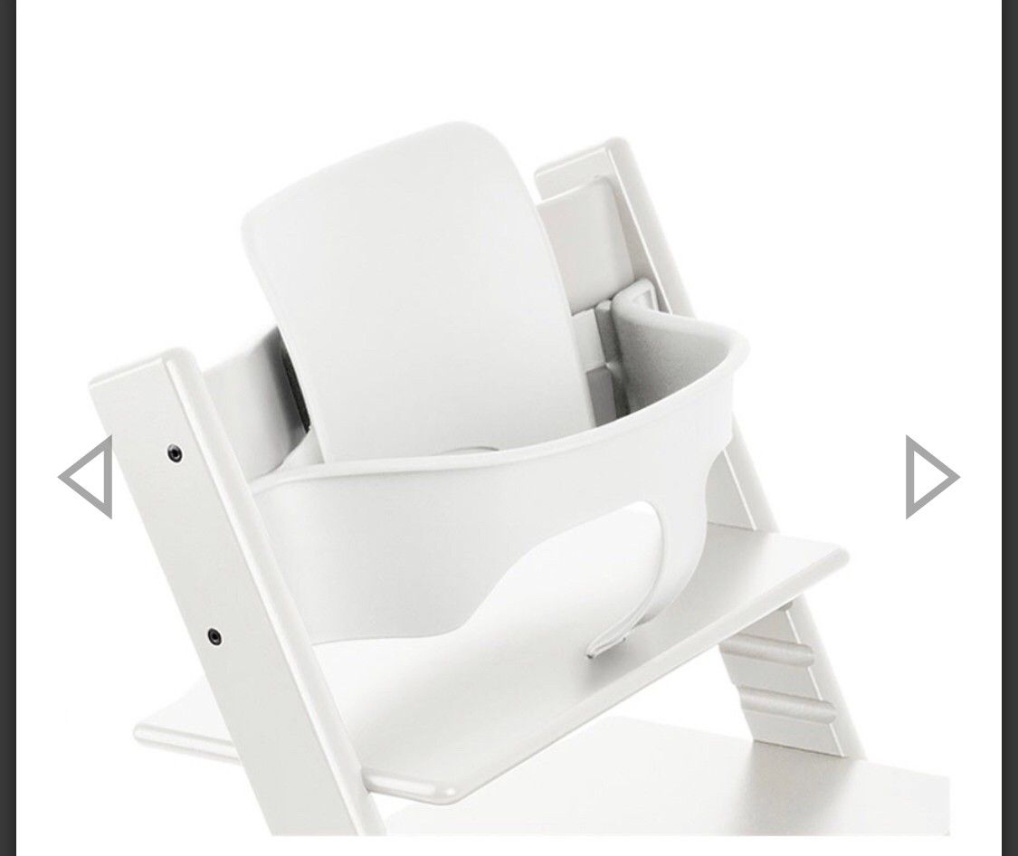 Baby Set, Tripp Trapp®, Stokke®, Hvit | FINN.no Stokke Newborn Set til tripp trapp stol | FINN.no