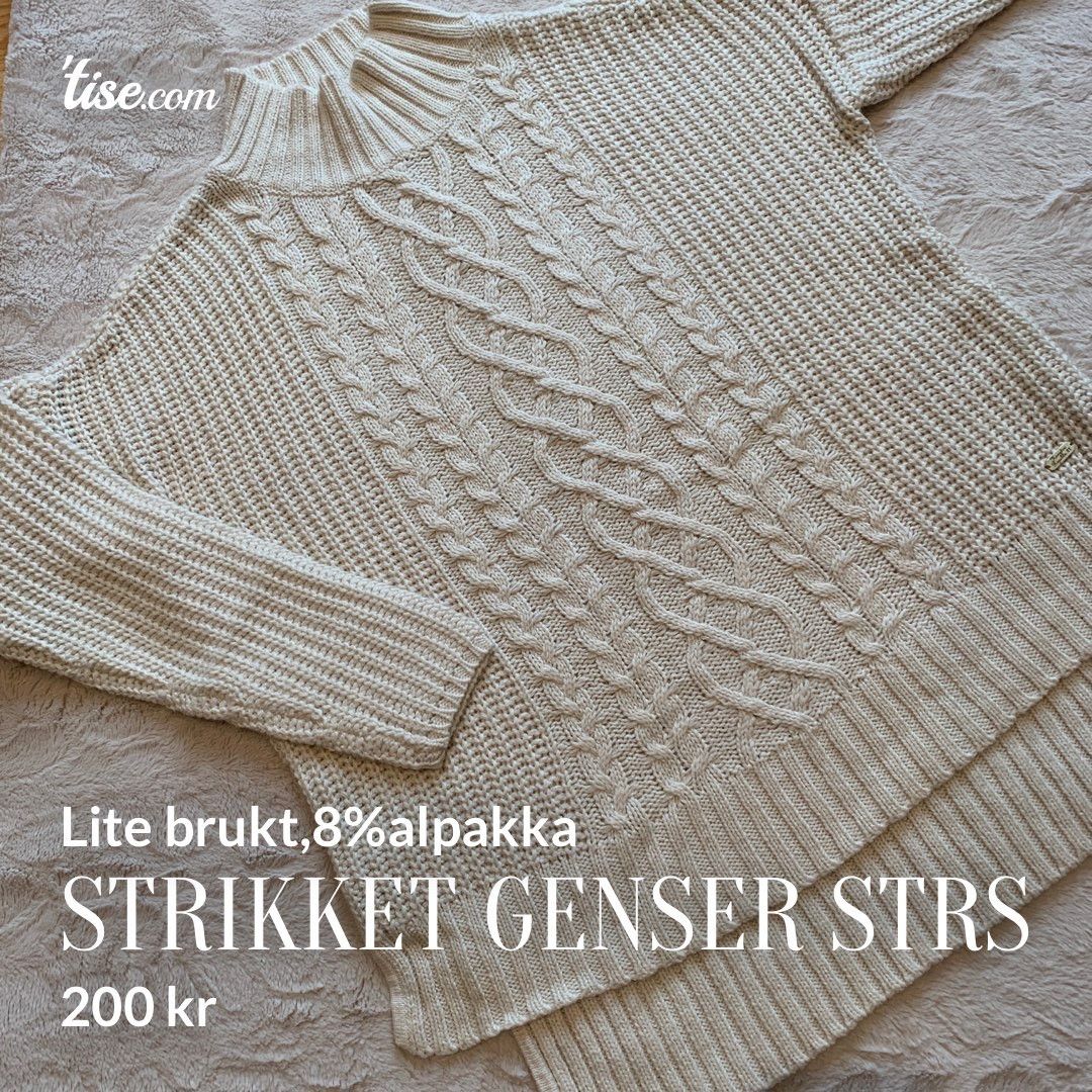 Strikket genser str S | FINN.no Strikket genser | FINN.no