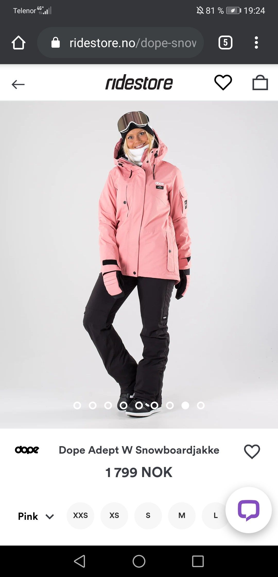 Dope skijakke str. S | FINN.no Skijakke og snowboardjakke dame | Finn din favoritt | XXL