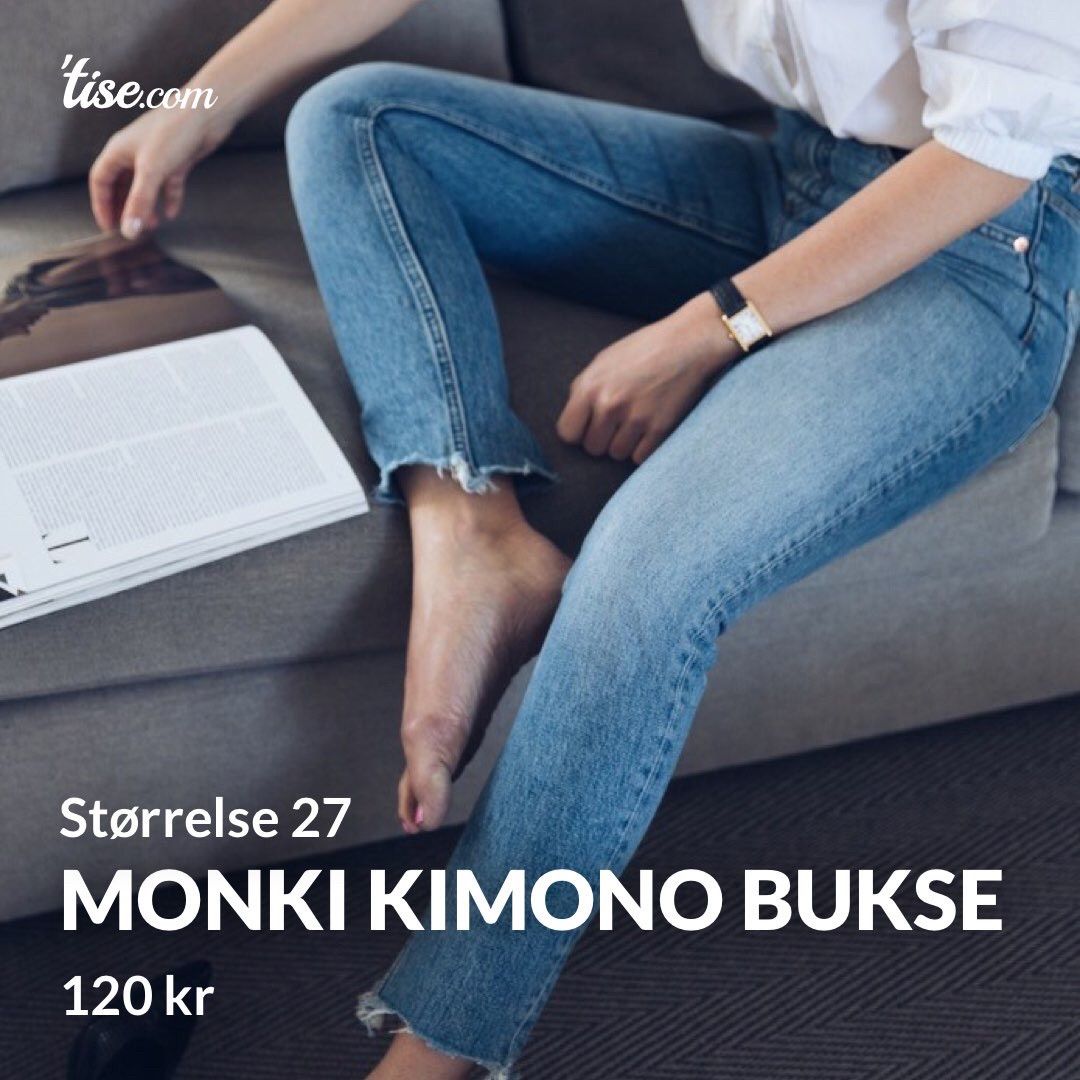 Monki kimono bukse, størrelse 27 | FINN.no Monki kimono bukse, størrelse 27 | FINN.no
