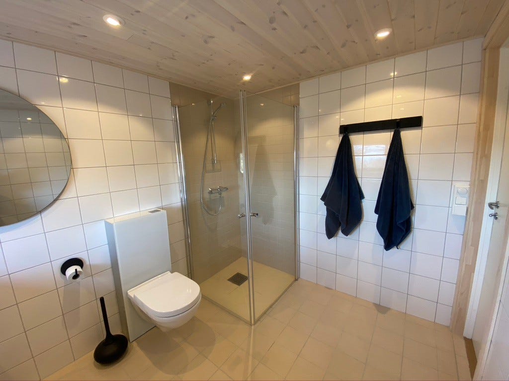 Bad med dusj Galleribilde