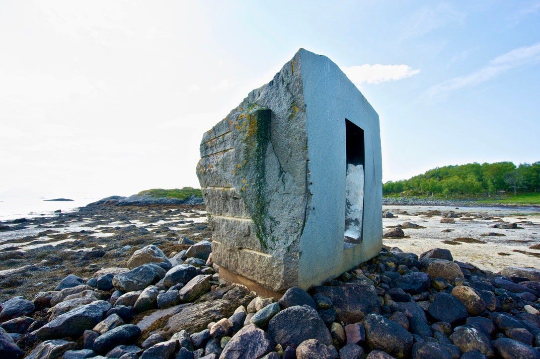 Øye i stein - Skulpturlandskap Nordland Galleribilde