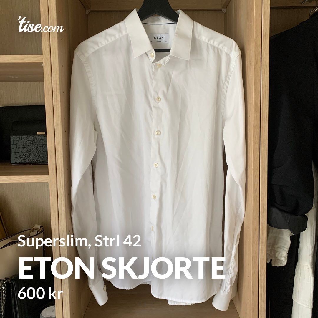 ETON skjorte, Strl L superslim | FINN.no ETON SKJORTE. | FINN.no