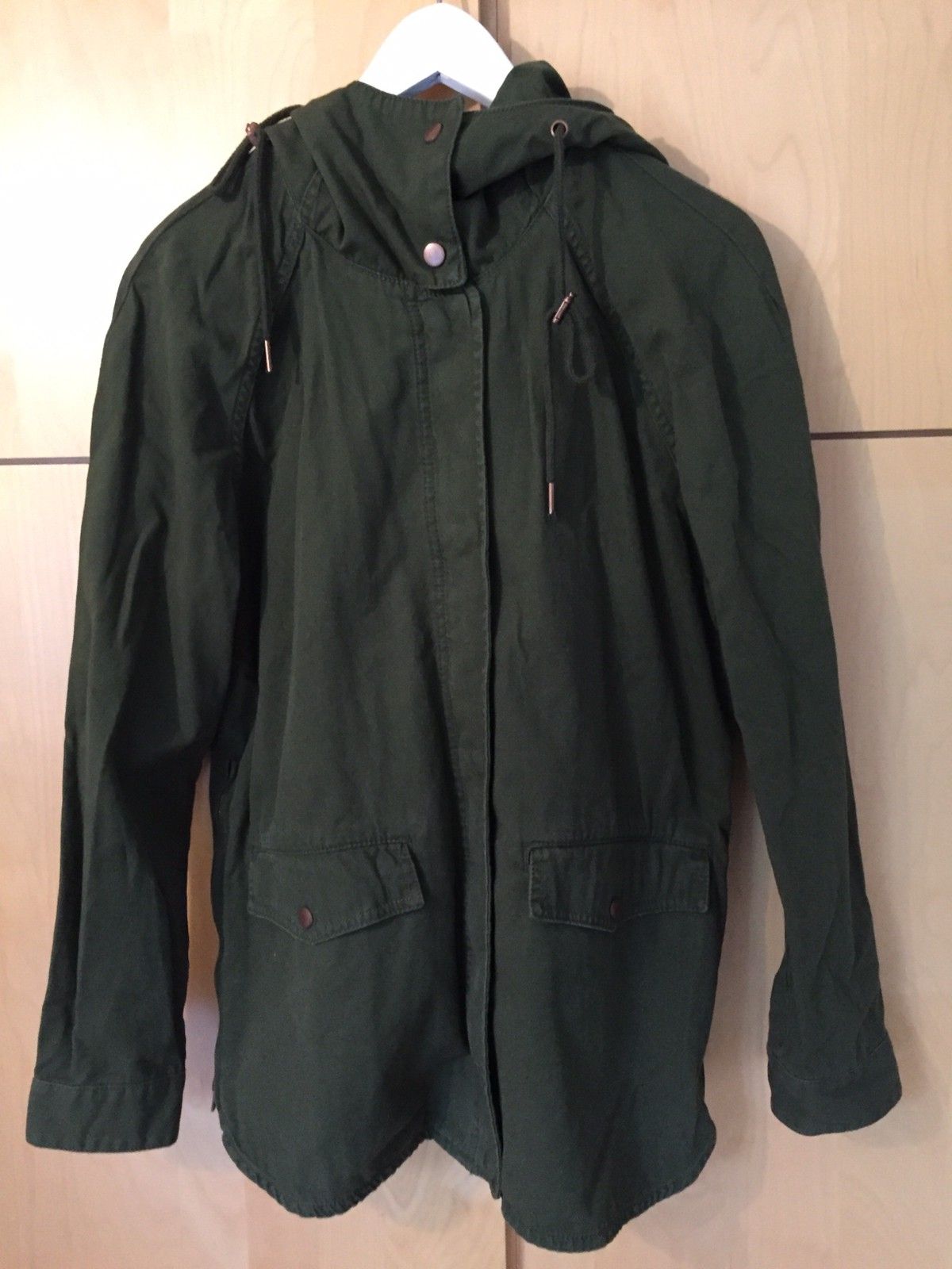Jakke H&M med 4 lommer bomull grøn army | FINN.no Jakke H&M med 4 lommer bomull grøn army | FINN.no