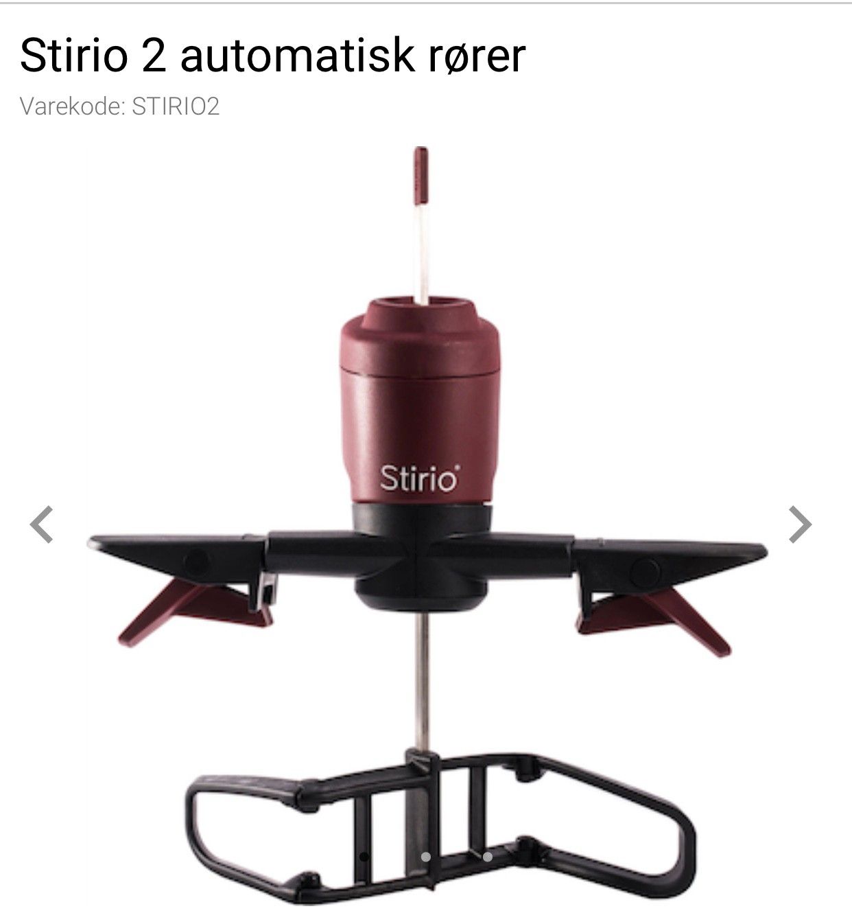 Stirio automatisk rører | FINN.no Automatisk gryte rører fra Stirio | FINN.no