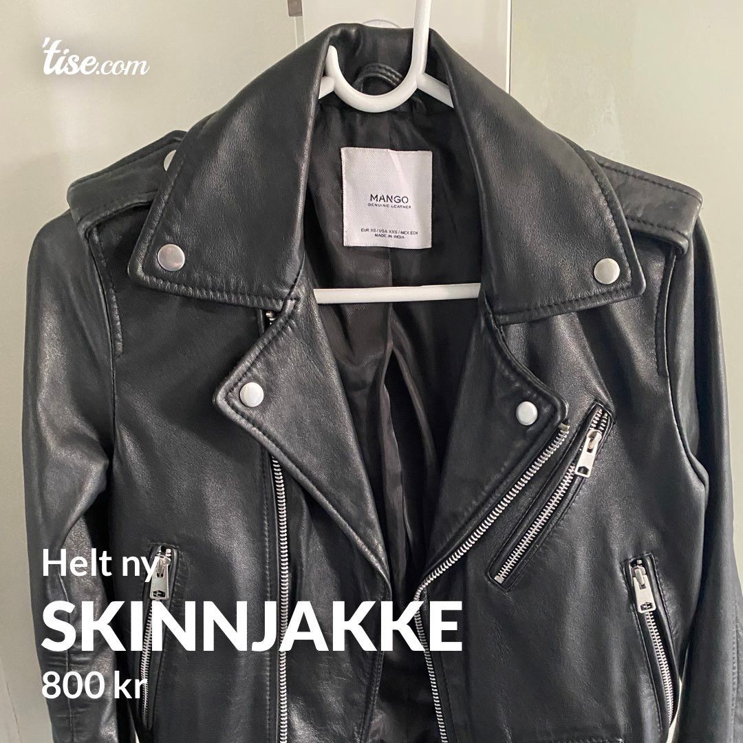 Helt ny skinnjakke | FINN.no NY Skinnjakke fra SAKI | FINN.no