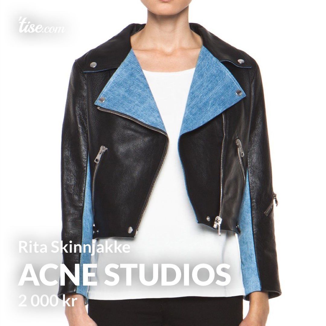 Acne Studios Rita skinnjakke | FINN.no Acne Rita skinnjakke | FINN.no