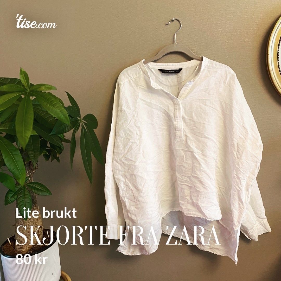 Skjorte fra Zara | FINN.no Zara skjorte (lyocell) | FINN.no