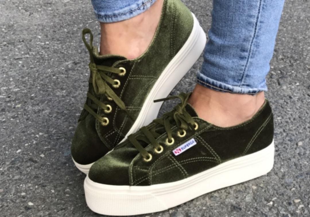 superga sko velvet