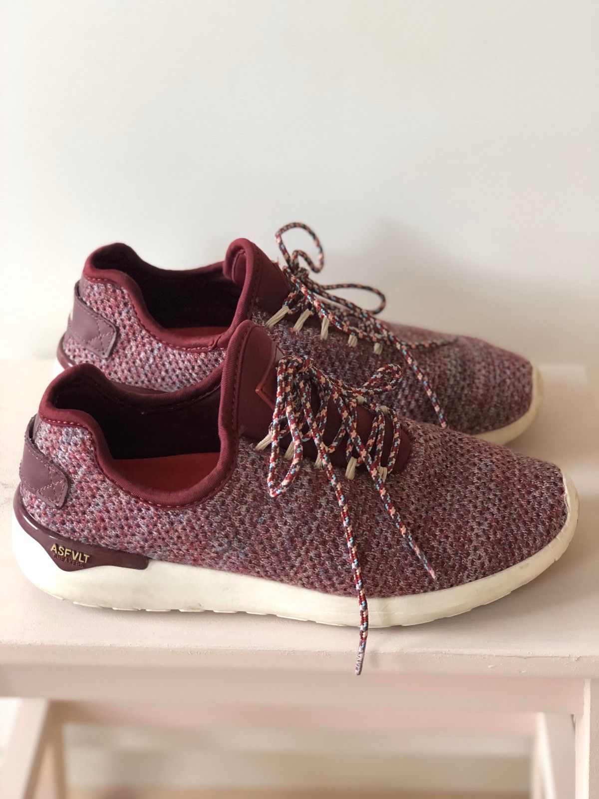 Sneakers fra Asfvlt i høstfarger og tweed stoff | FINN.no ASFVLT joggesko | FINN.no