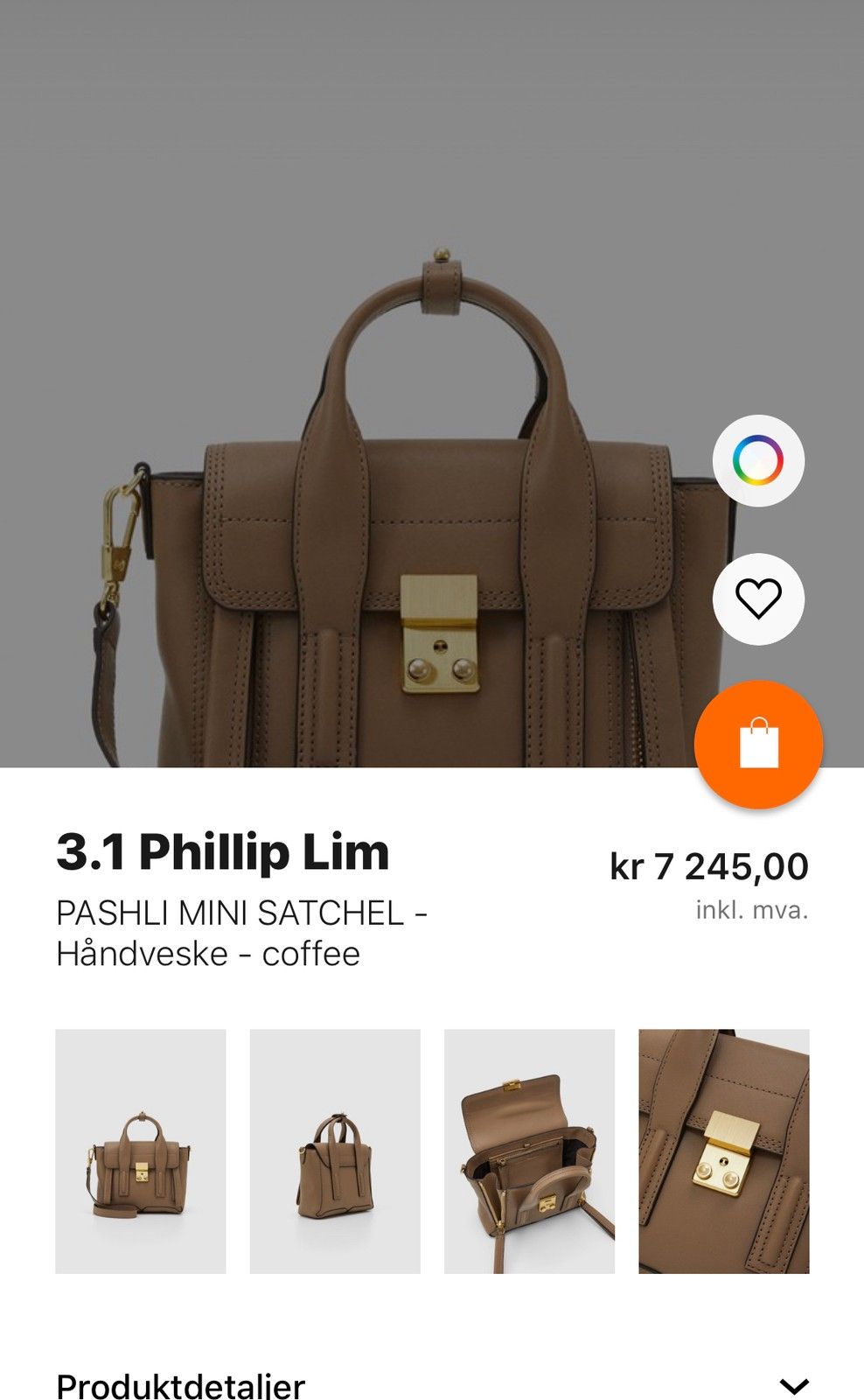 3.1 PHILLIP LIM Pashli Mini Satchel | FINN.no Best pris på 3.1 Phillip Lim Pashli Mini Satchel Bag