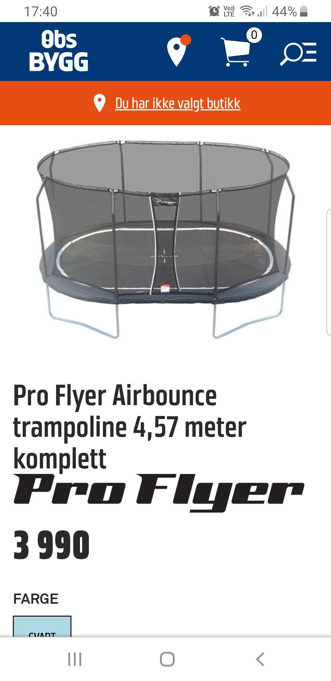 Pro Flyer Trampoline Finn No