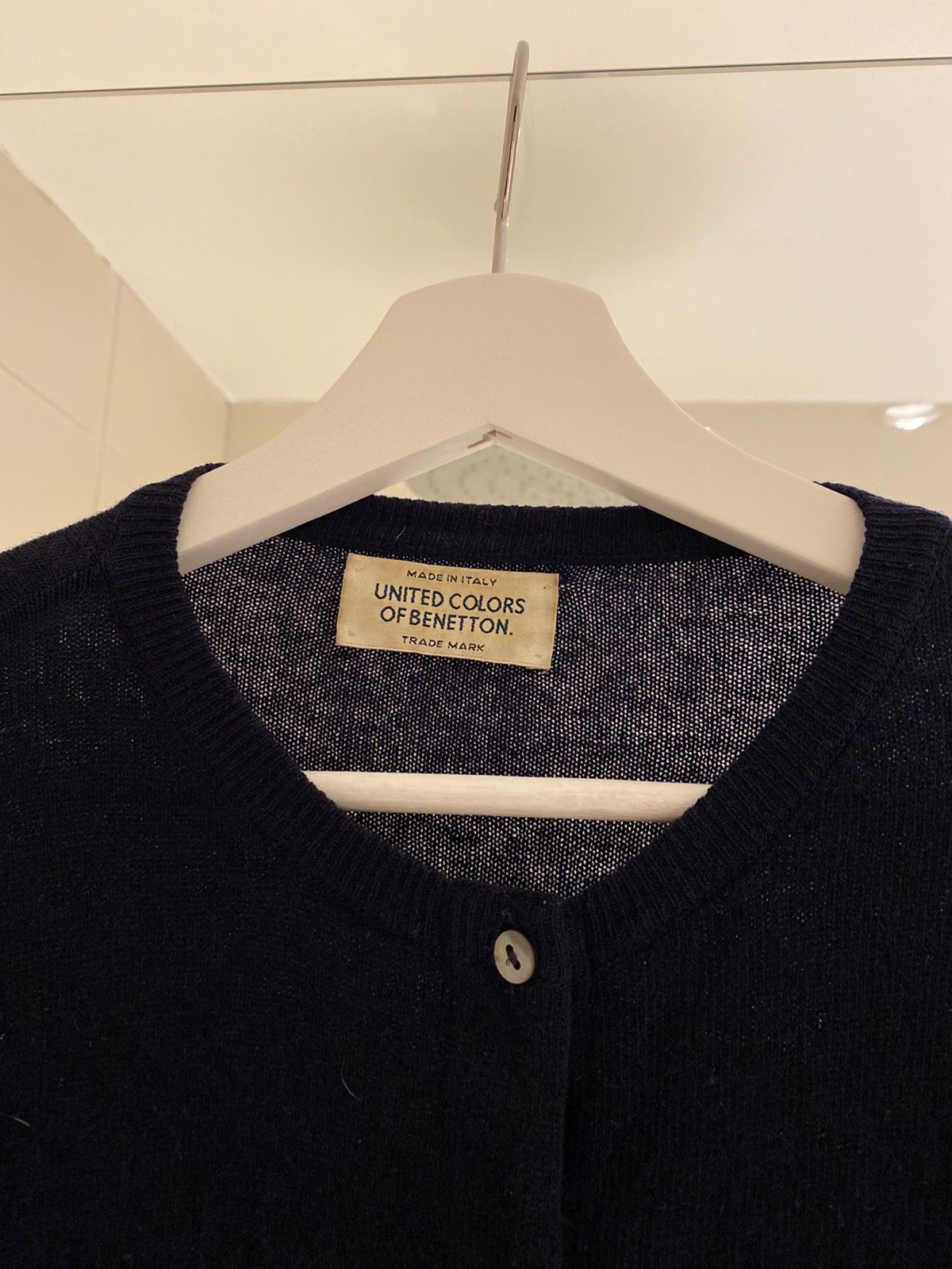 Cardigan fra Benetton i ull (Vintage) | FINN.no Benetton kåpe 80 % ull, str 40 | FINN.no