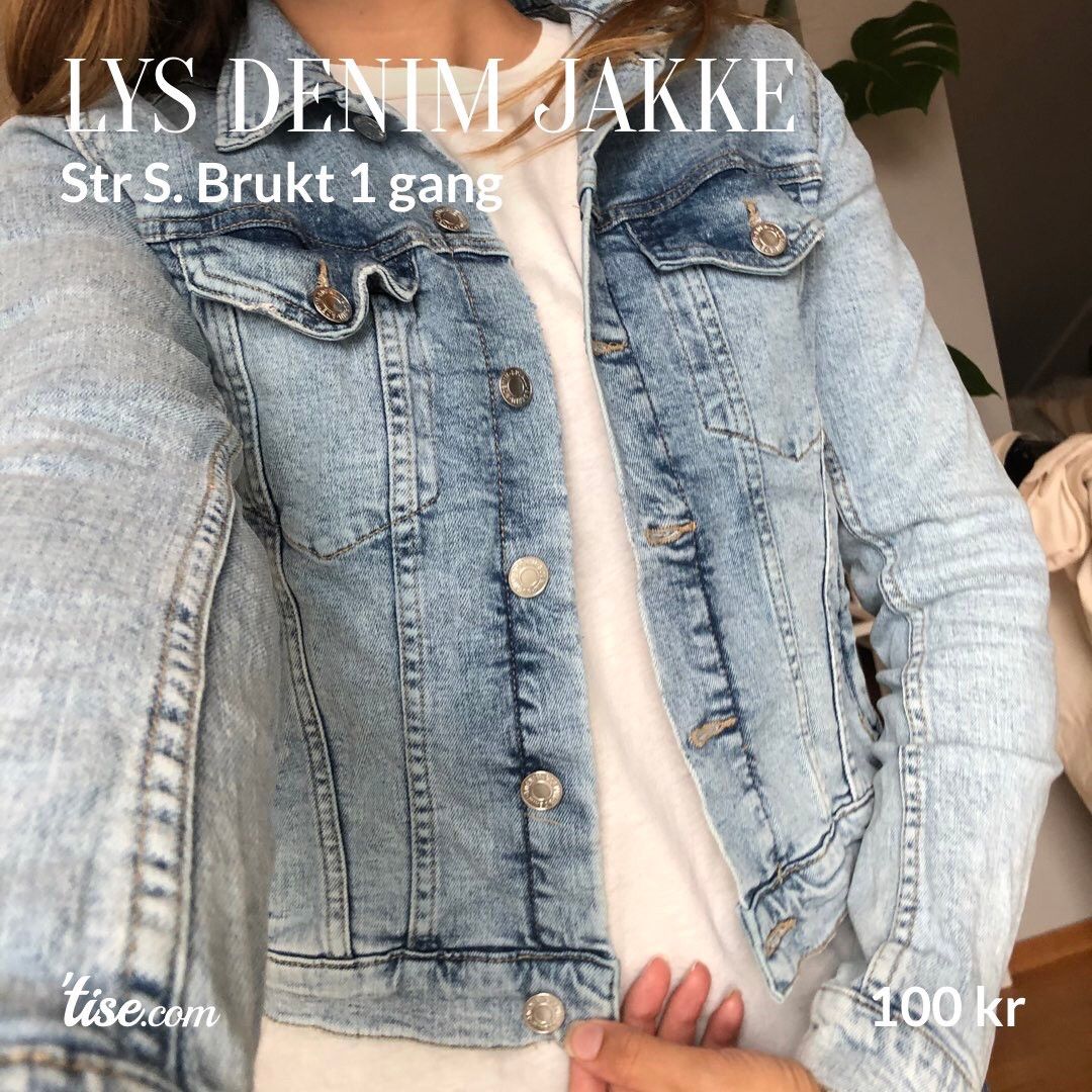 Denim jakke olajakke selges | FINN.no Denim jakke fra YOURTURN | FINN.no