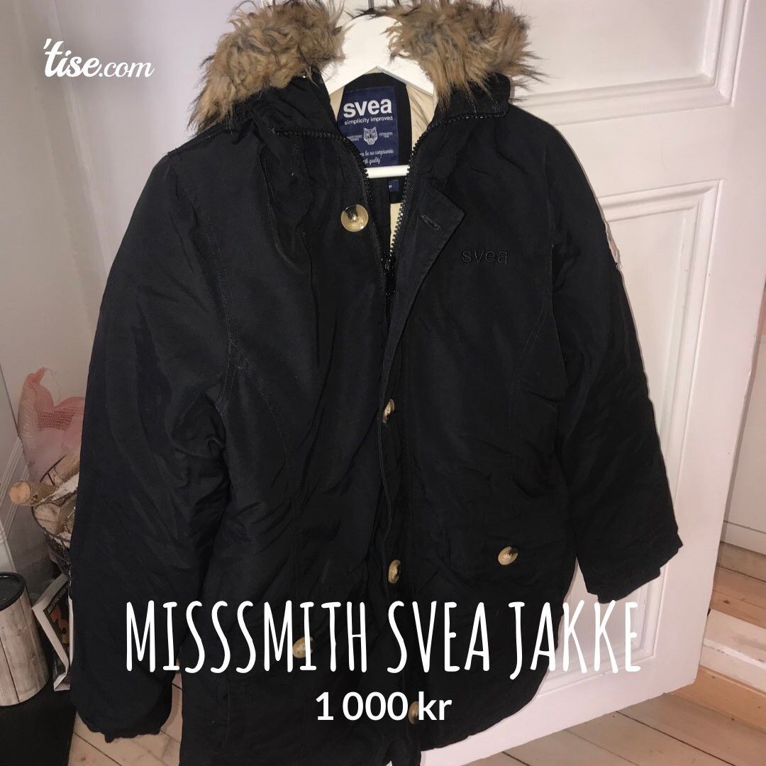 Miss Smith Svea Jakke | FINN.no Svea miss smith • Tise
