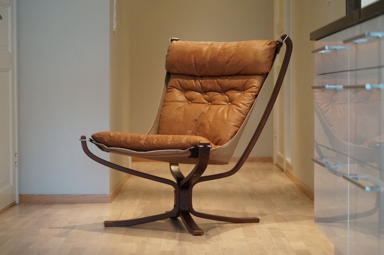 Falcon, lenestol av designet av Sigurd Resell for Vatne Falcon lenestoler designet av Sigurd Resell for Vatne møbler
