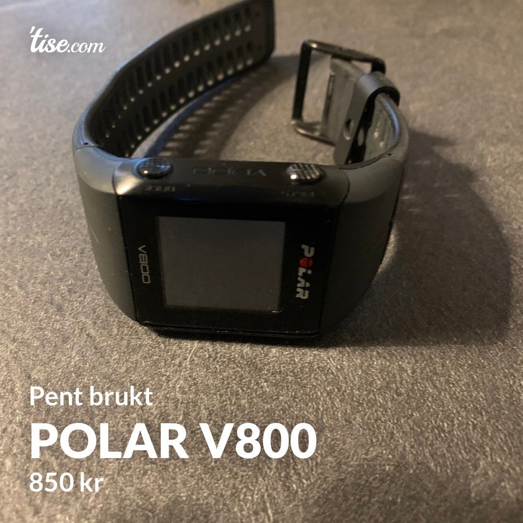 Polar V800 puls klokke | FINN.no Pent brukt Polar V800 GPS klokke med lader | FINN.no