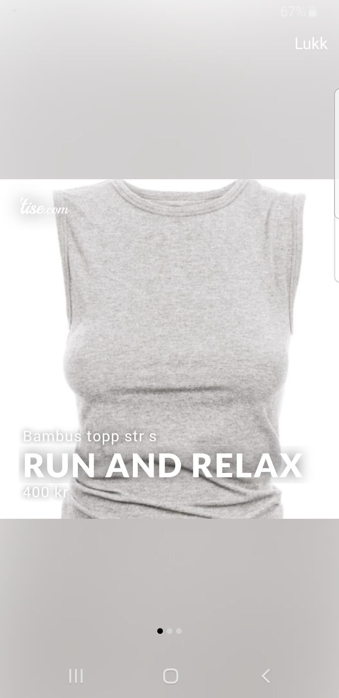 Run and relax | FINN.no Run & Relax genser | FINN.no