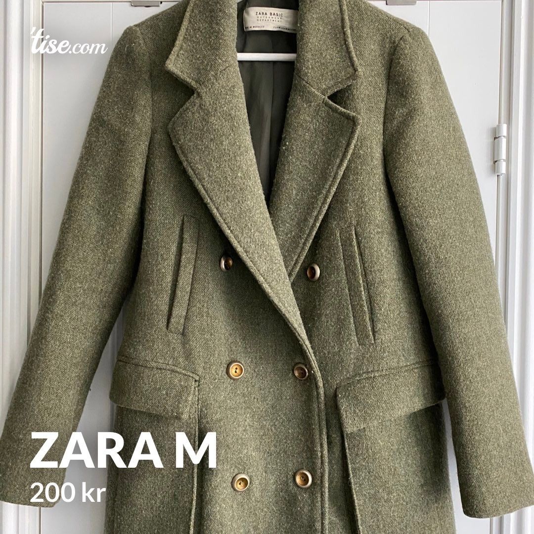 Grønn kort kåpe fra Zara M | FINN.no Kåpe fra Zara i grønn 400kr | FINN.no