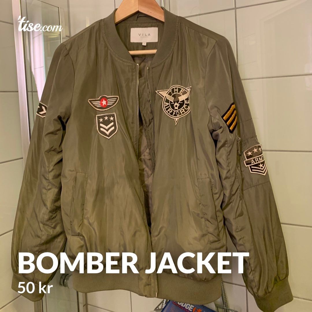 bomber jacket | FINN.no Bomber Jakke • Tise