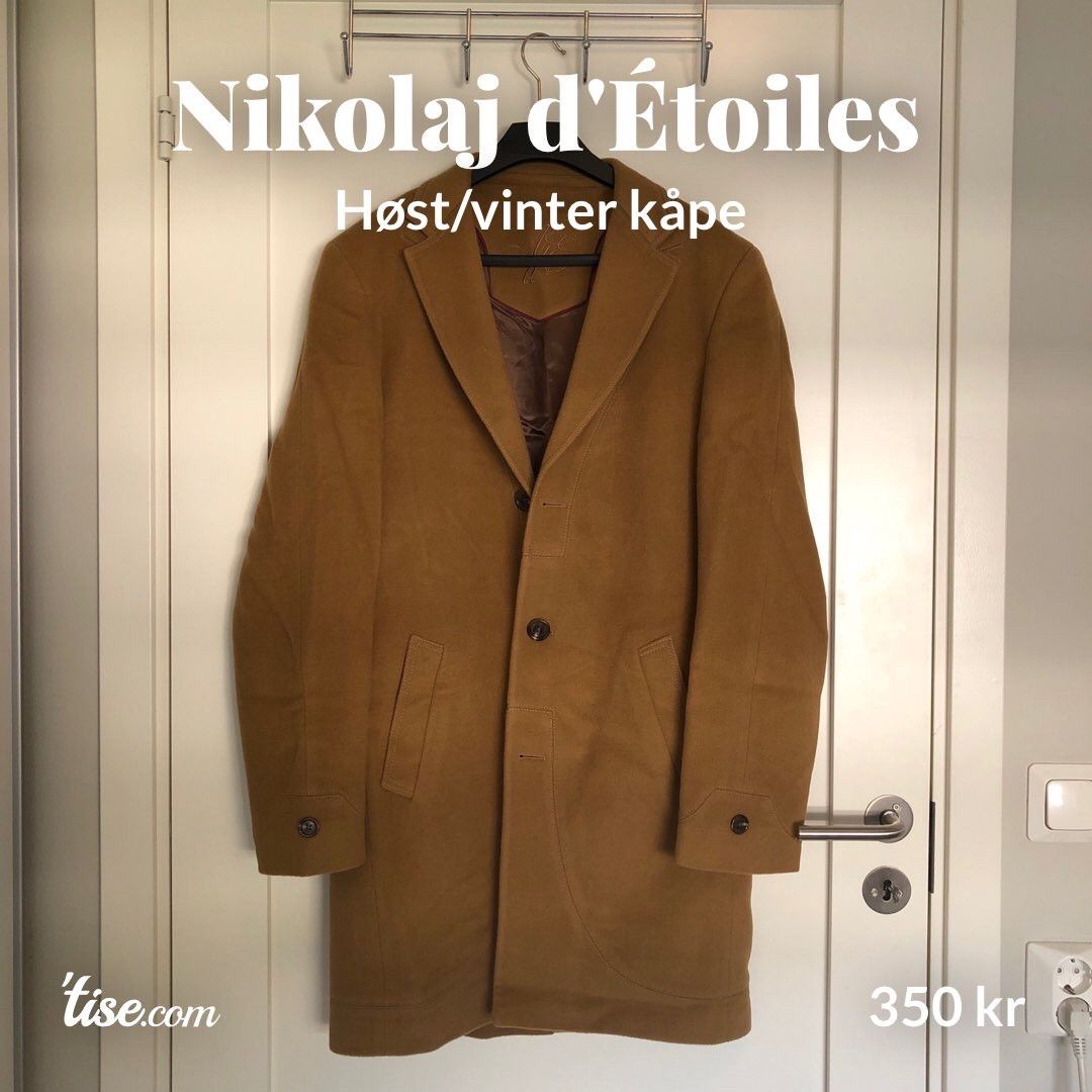 Nikolaj d'Étoiles jakkekåpe høstvinter | FINN.no Høst vinter kåper | FINN.no
