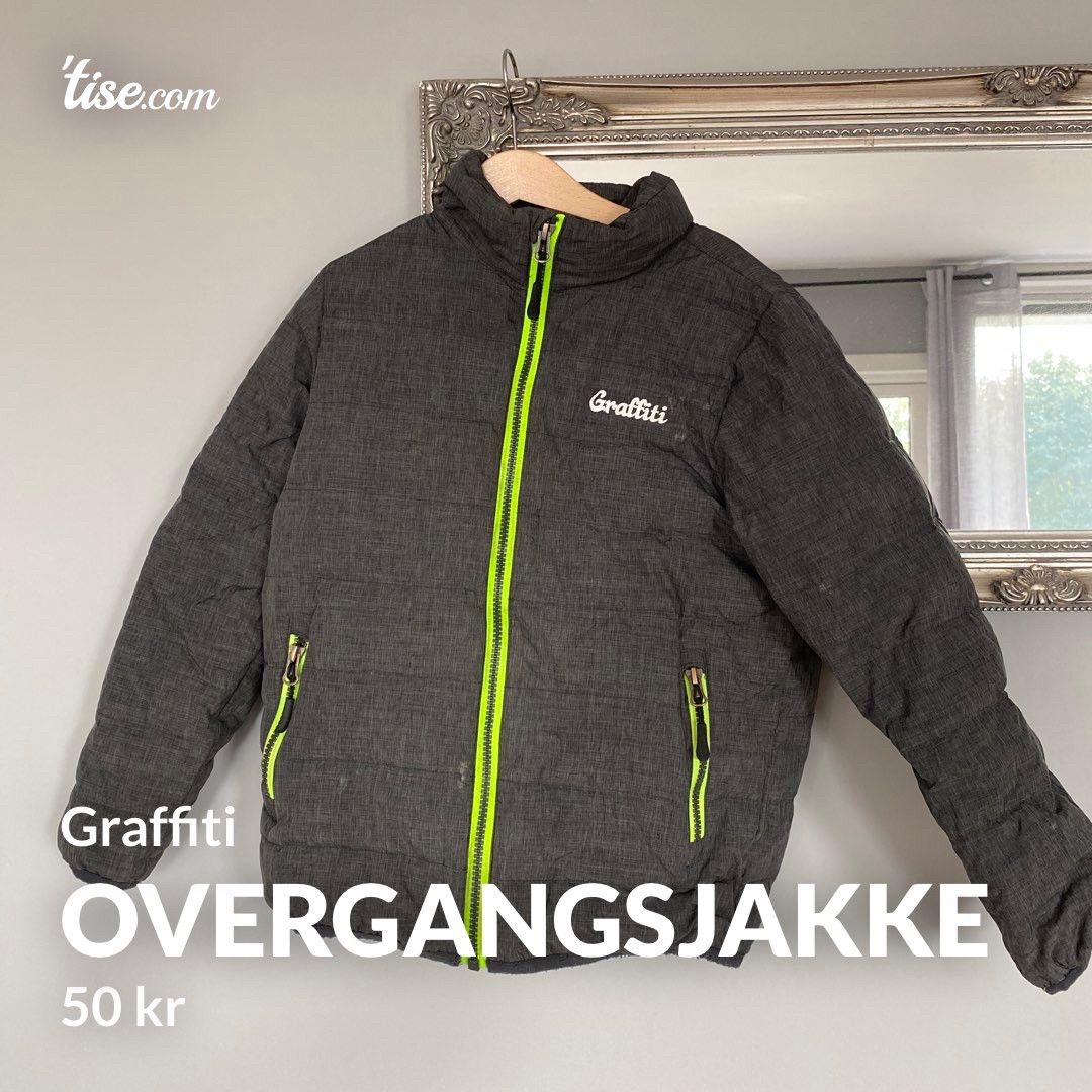 overgangsjakke | FINN.no Graffiti jakke 12 år | FINN.no
