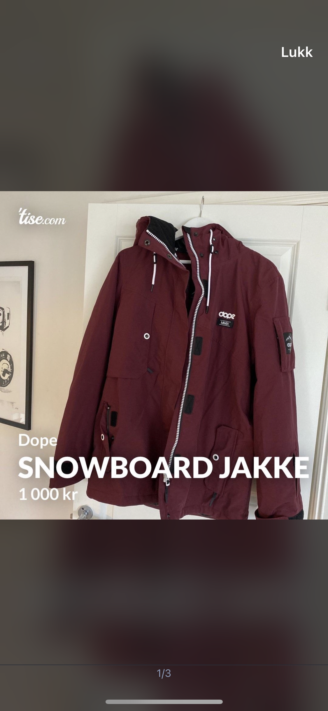 Dope snowboardski jakke | FINN.no Dope fleecegenser | FINN.no