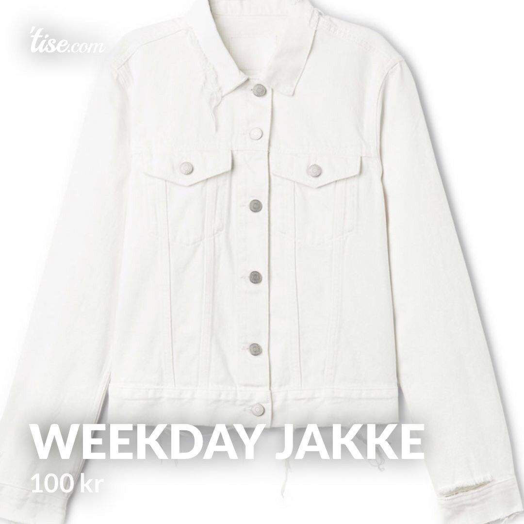 Weekday jakke | FINN.no Denim jakke fra Weekday • Tise