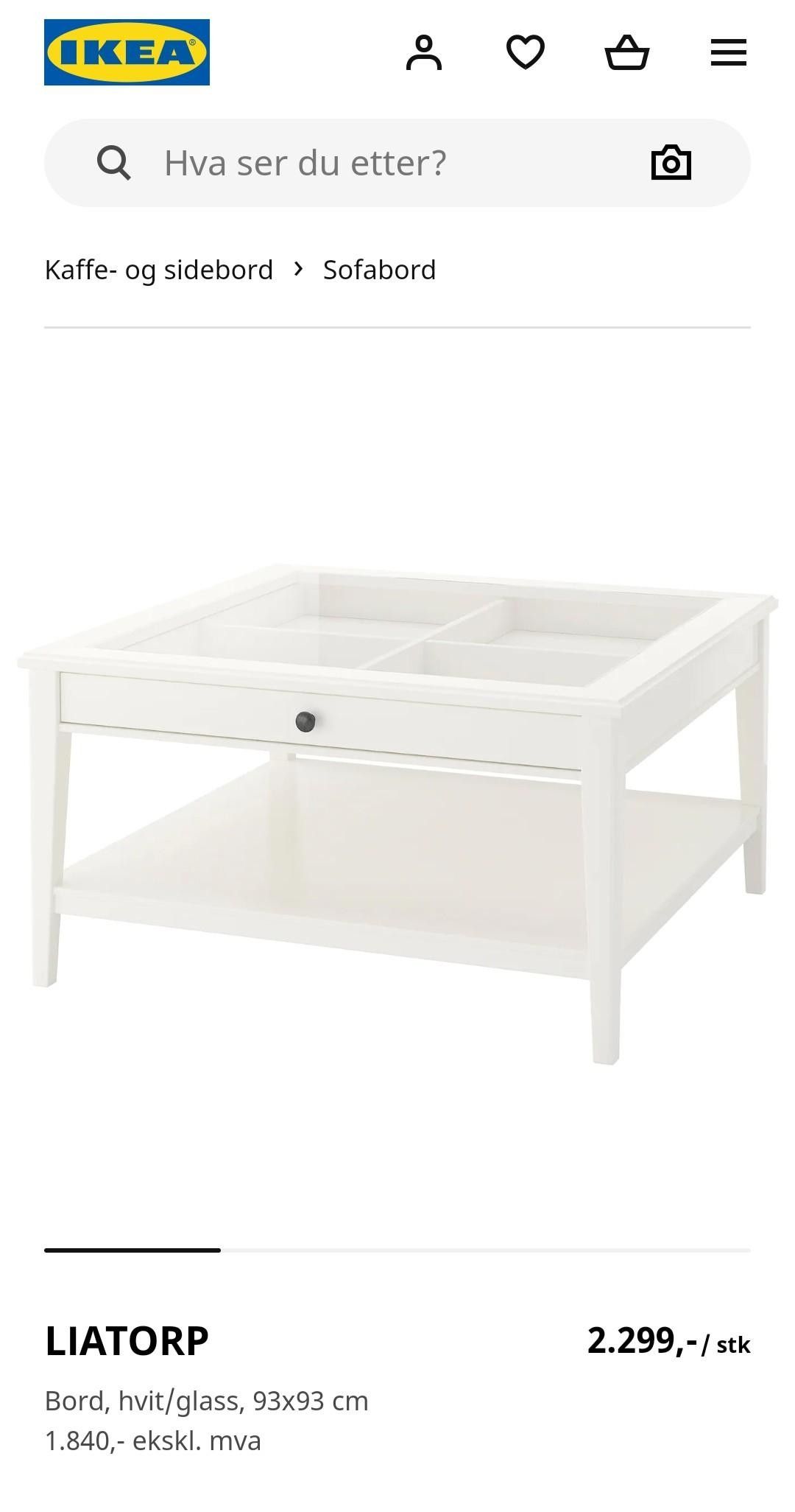 IKEA Liatorp salongbord | FINN.no Liatorp salongbord | FINN.no