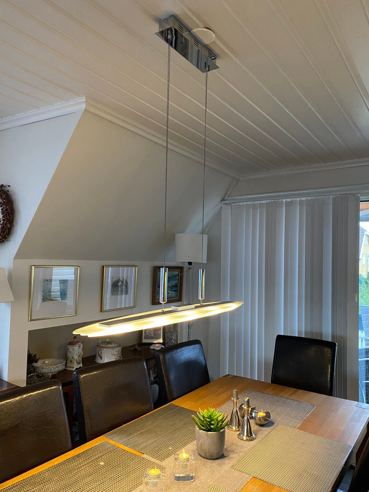 lampe til salgs | FINN.no To stk spisestuelamper, Maxi Dove pendel | FINN.no