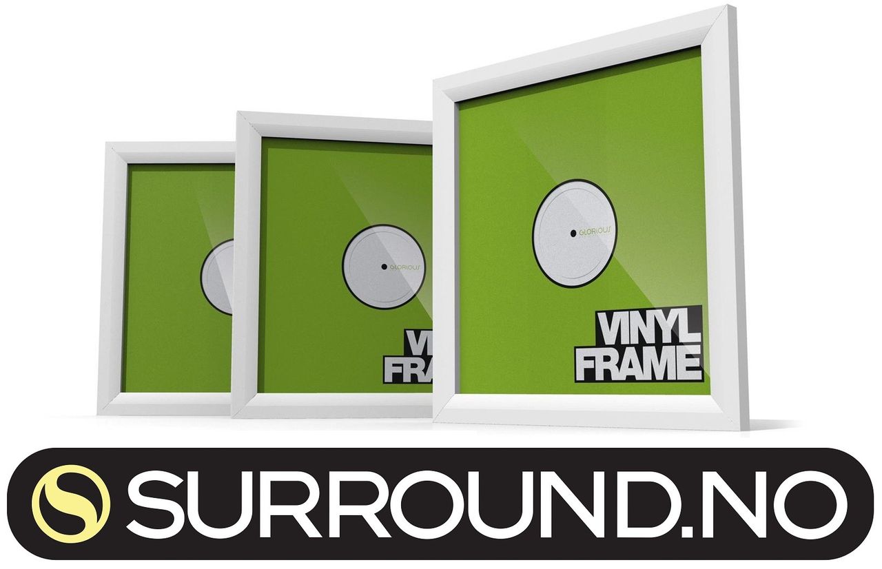 unse Udpakning levering Få legendene opp på veggen, Glorious Vinyl Frame Set | FINN torget