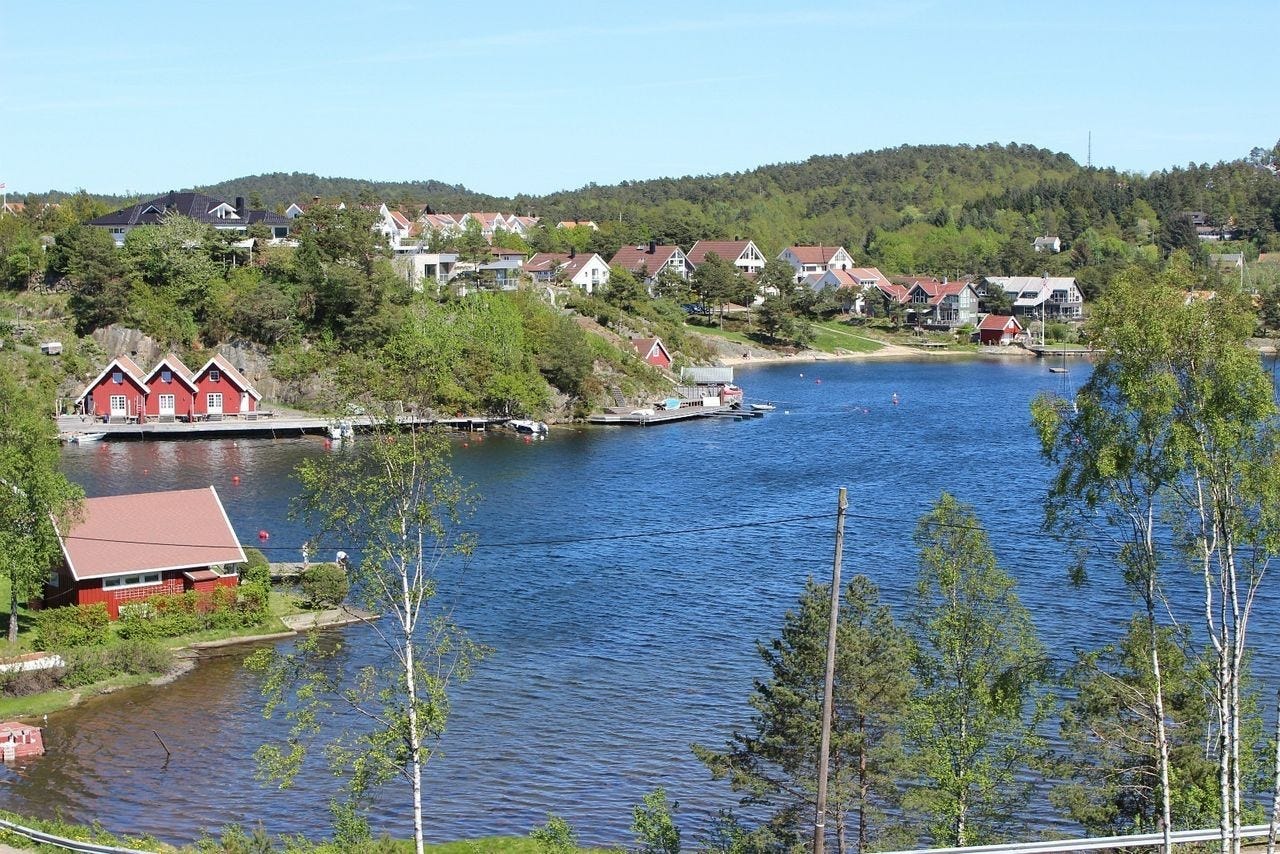 Utsikt fra huset Galleribilde