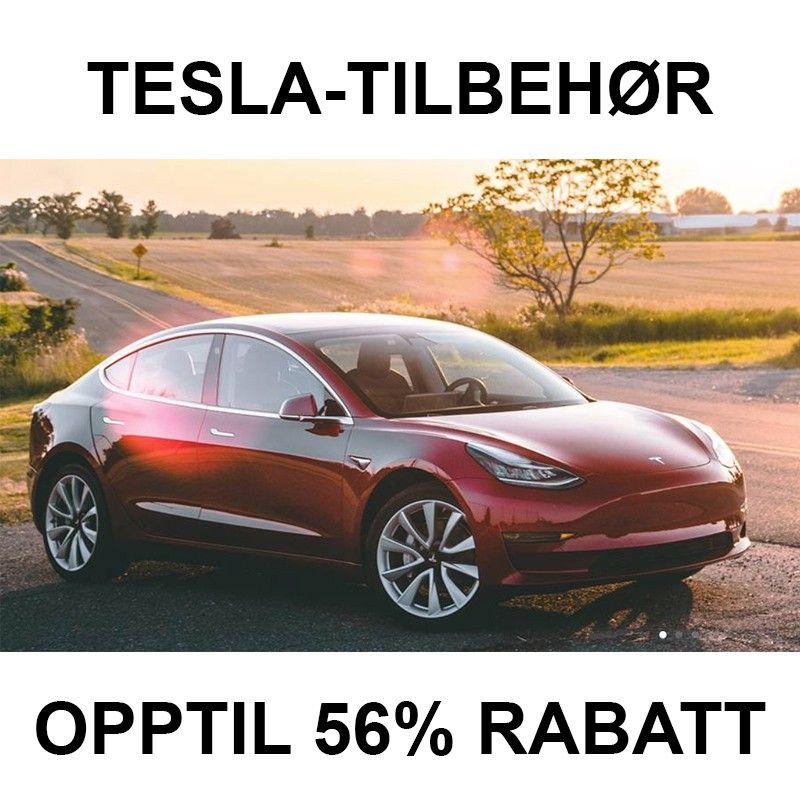 Tesla-tilbehør - Ryddesalg - Opptil 56% rabatt
