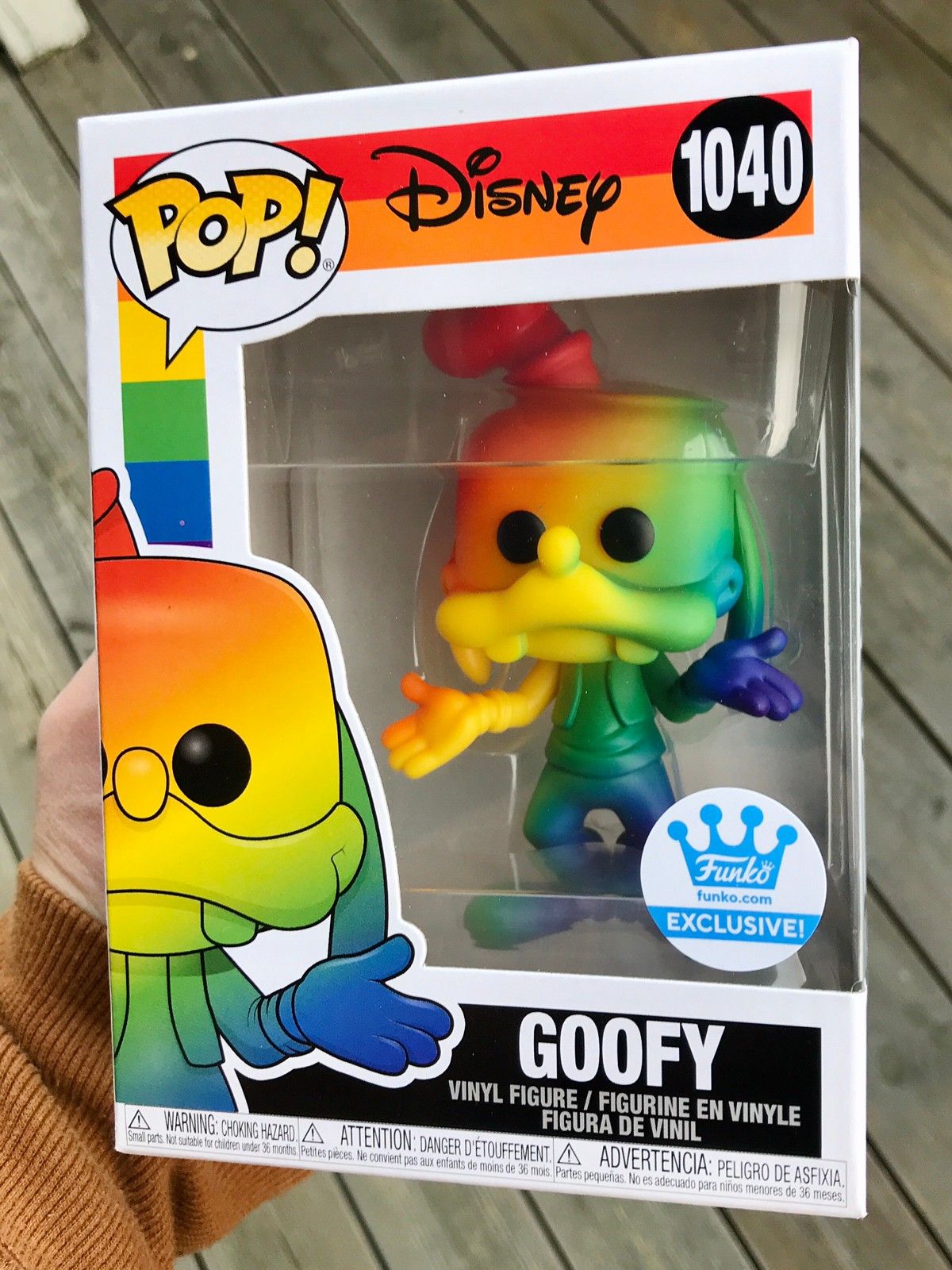 Funko Pop! Goofy (Rainbow) [Pride Collection] | Disney (1040) Excl