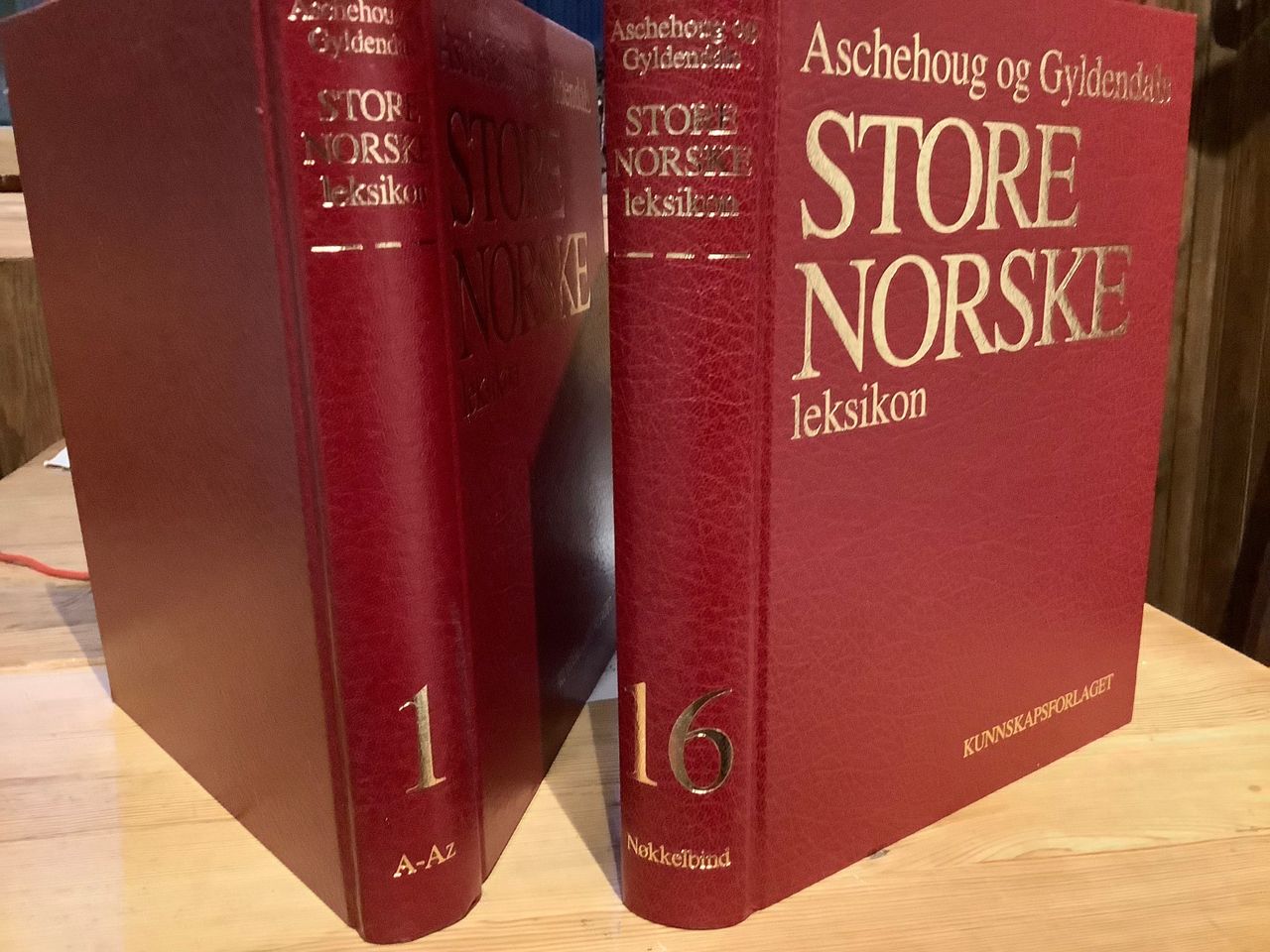 Leksikon 1-16 bind fra 1999 Store Norske leksikon