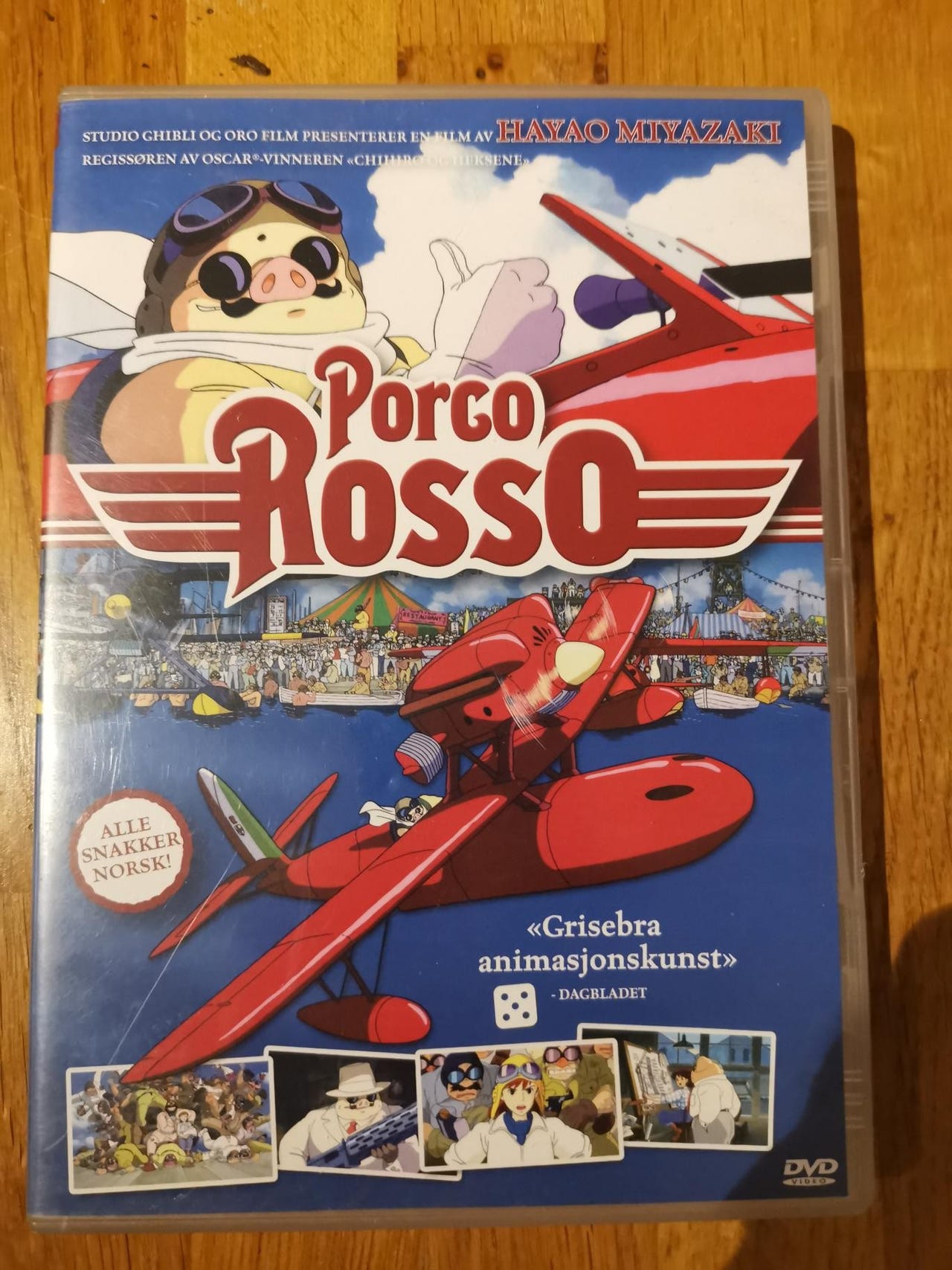 Porco Rosso (DVD, Studio Ghibli 1992, CCV) FINN