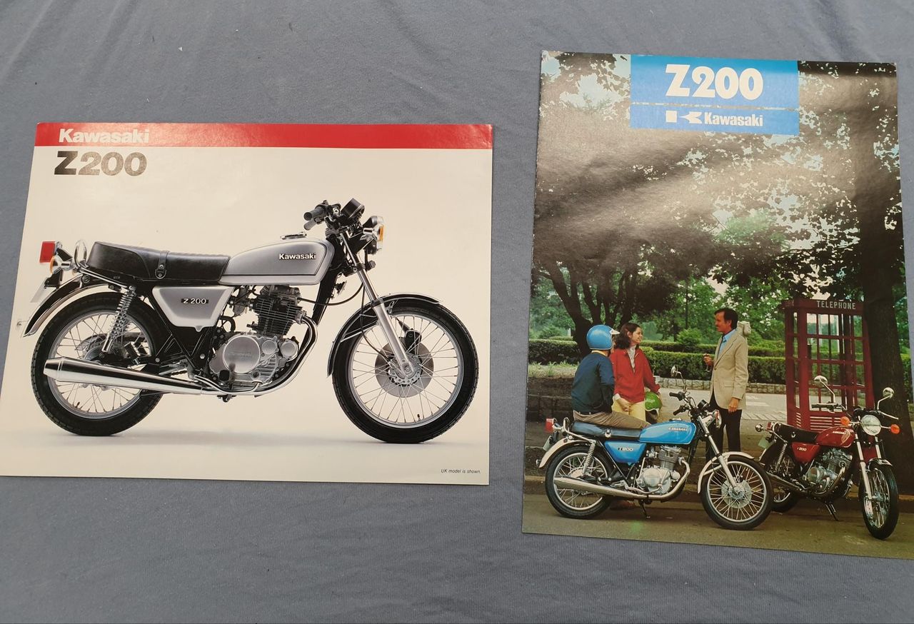 Kawasaki Z 200 org brosjyrer | FINN torget